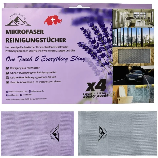 Salida Swiss Original Mikrofasertuch 4er Set