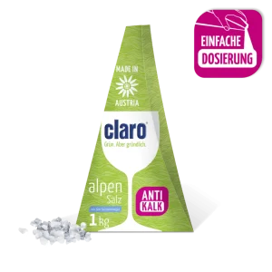 claro alpensalz spülmaschine 1kg dosierpackung