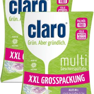 claro Multi All-in-1 Geschirrspültabs - 140 Stück Sparpack